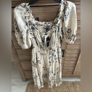 Lauren Ralph Lauren Floral Puff Sleeve Dress